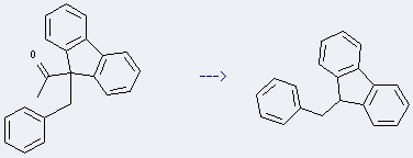 9H-Fluorene,9-(phenylmethyl)- can be prepared by 1-(9-benzyl-9H-fluoren-9-yl)-ethanone.